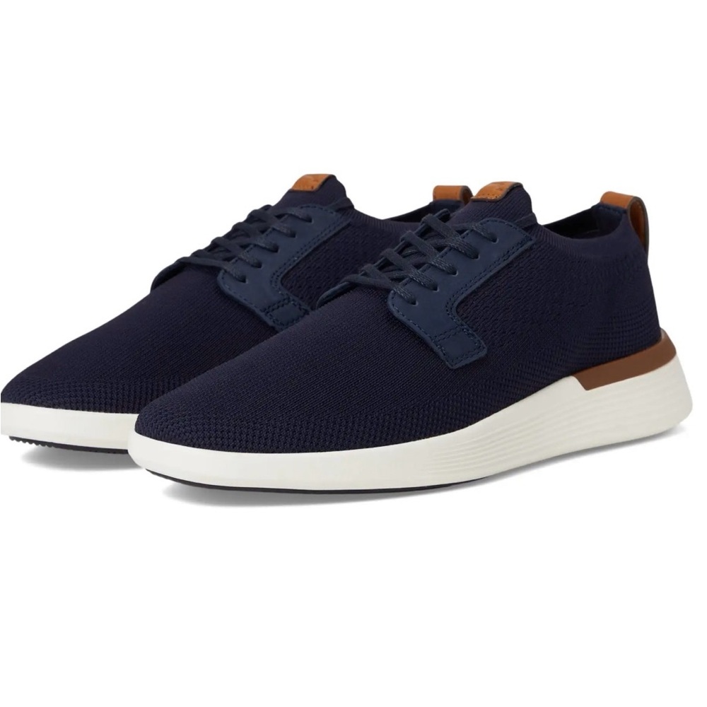 NWT Wolf & Shepherd SwiftKnit Derby Navy / White Sneakers size 8